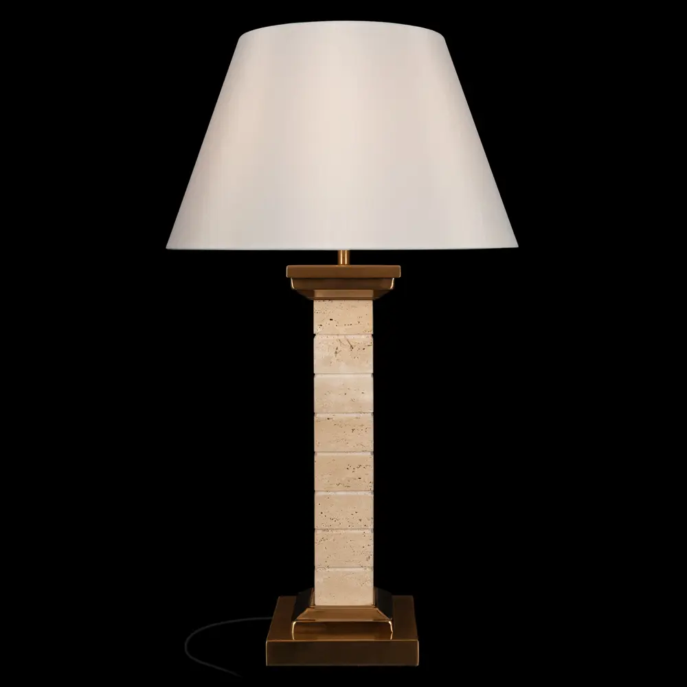 Фото 2 Настольная лампа Loft it Limestone 10442T-A цвет жёлтый/золотой