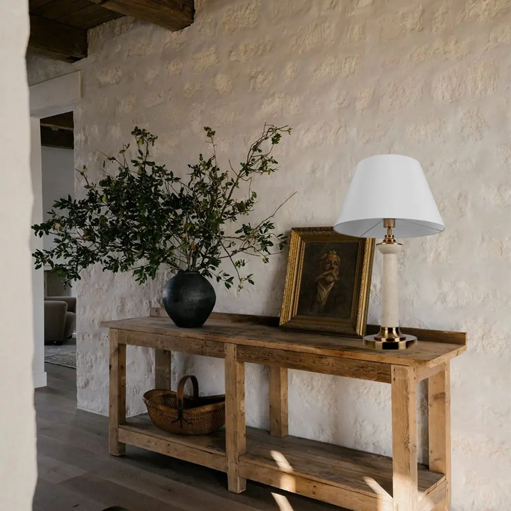 Фото 5 Настольная лампа Loft it Limestone 10442T-A цвет жёлтый/золотой