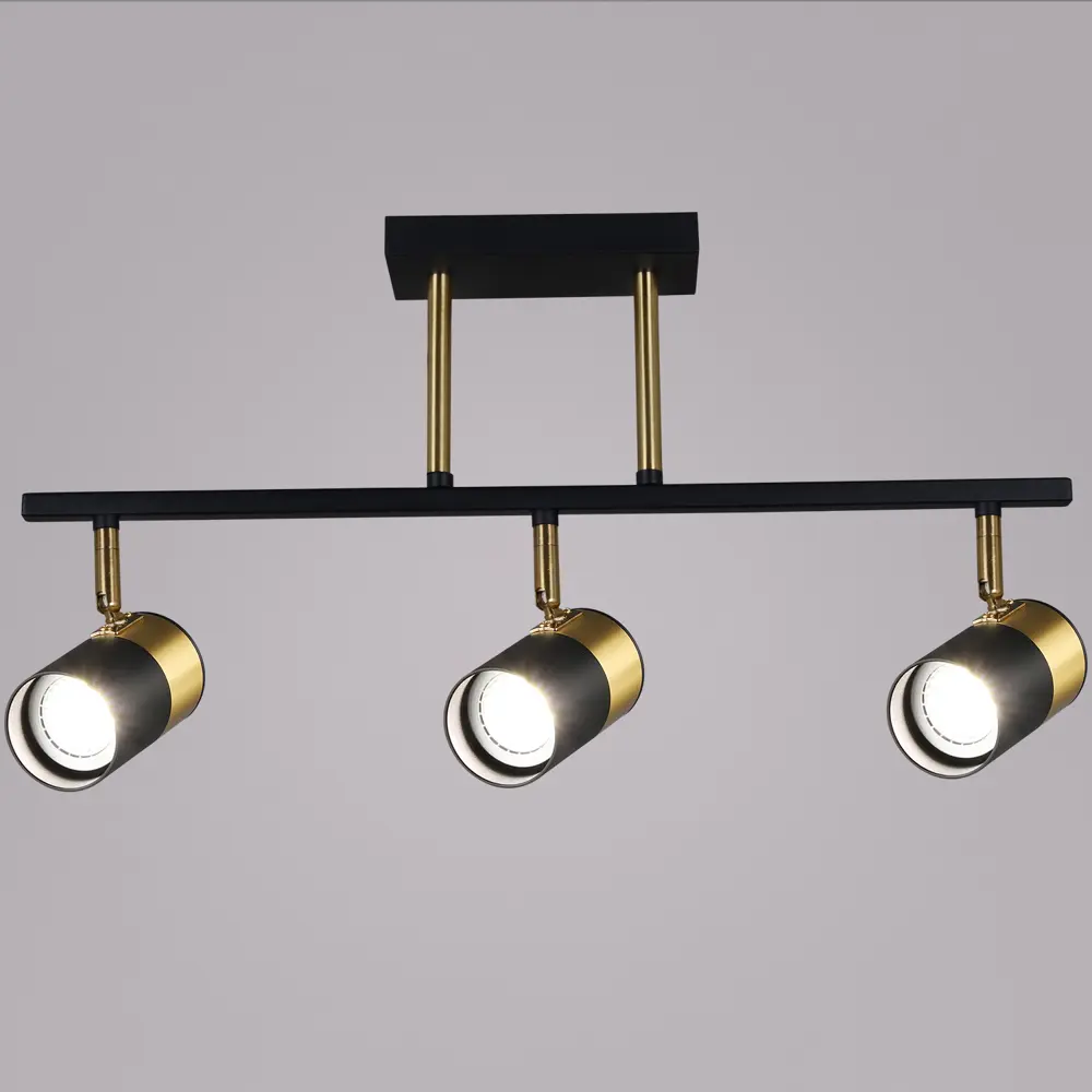 Фото Светильник поворотный спот Reluce 06664-0.8-03 BK+COP GU10