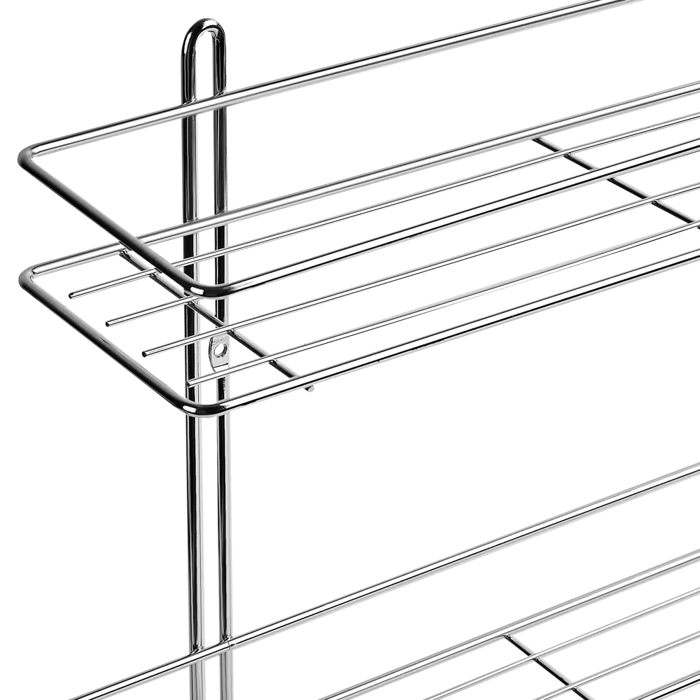 Фото 4 Полка для ванной комнаты Swensa SWR-023 трёхъярусная прямая металл Фото 4 Полка для ванной комнаты Swensa SWR-023 трёхъярусная прямая металл