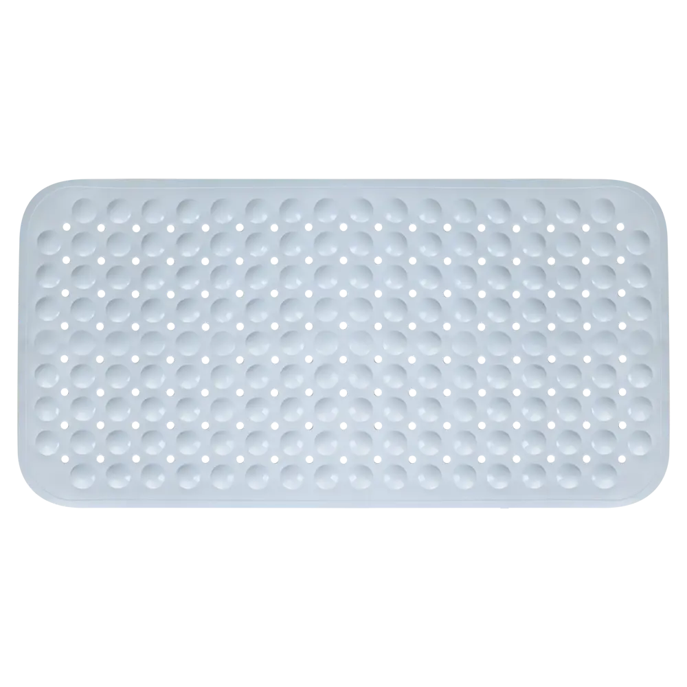 Фото Коврик для ванной Vidage Hake противоскользящий 39x79 см цвет белый Фото Коврик для ванной Vidage Hake противоскользящий 39x79 см цвет белый