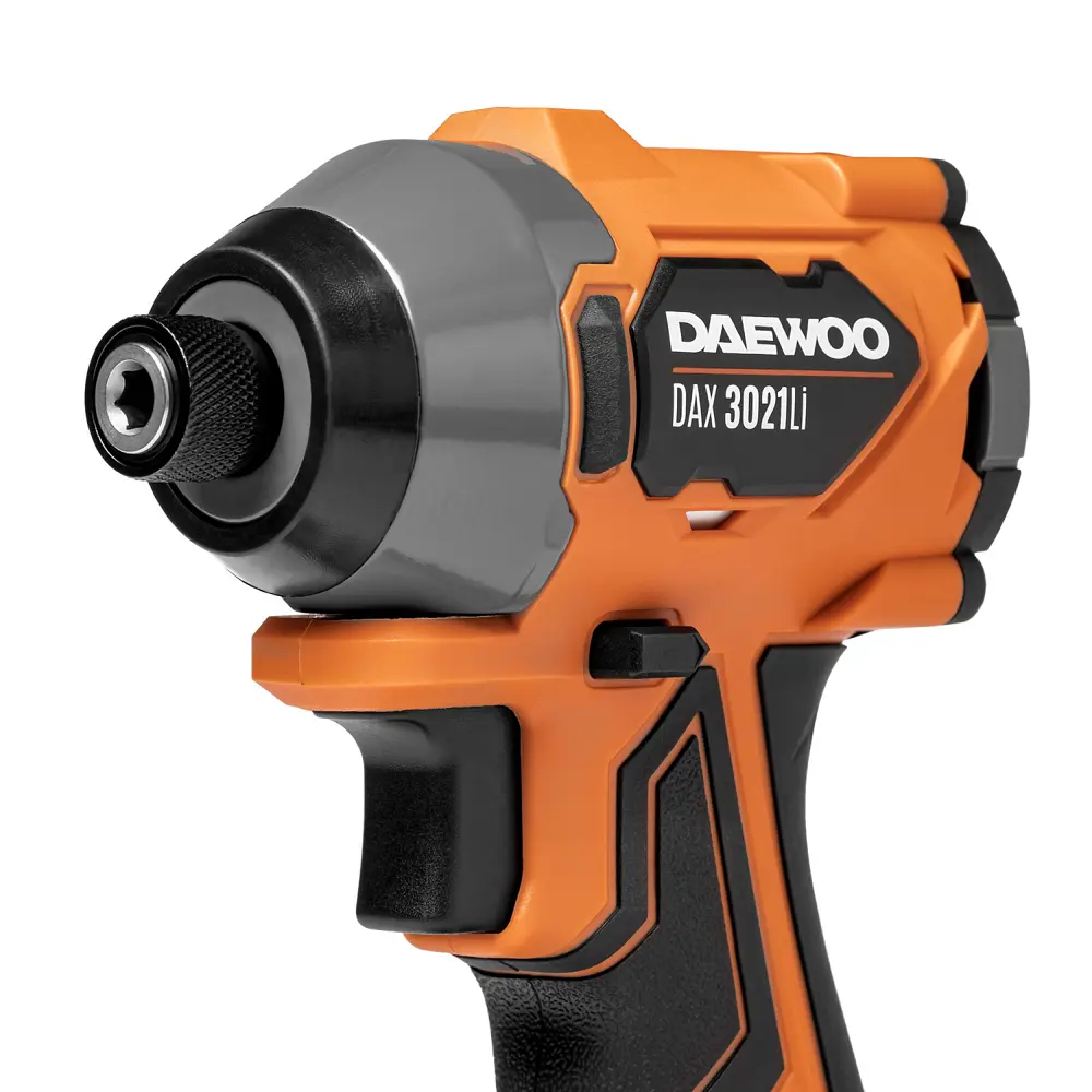 Фото 8 Винтоверт ударный аккумуляторный бесщеточный Daewoo DAX 3021Li Set, 21 В Li-Ion 2x2.5 Ач 250 Нм Фото 8 Винтоверт ударный аккумуляторный бесщеточный Daewoo DAX 3021Li Set, 21 В Li-Ion 2x2.5 Ач 250 Нм