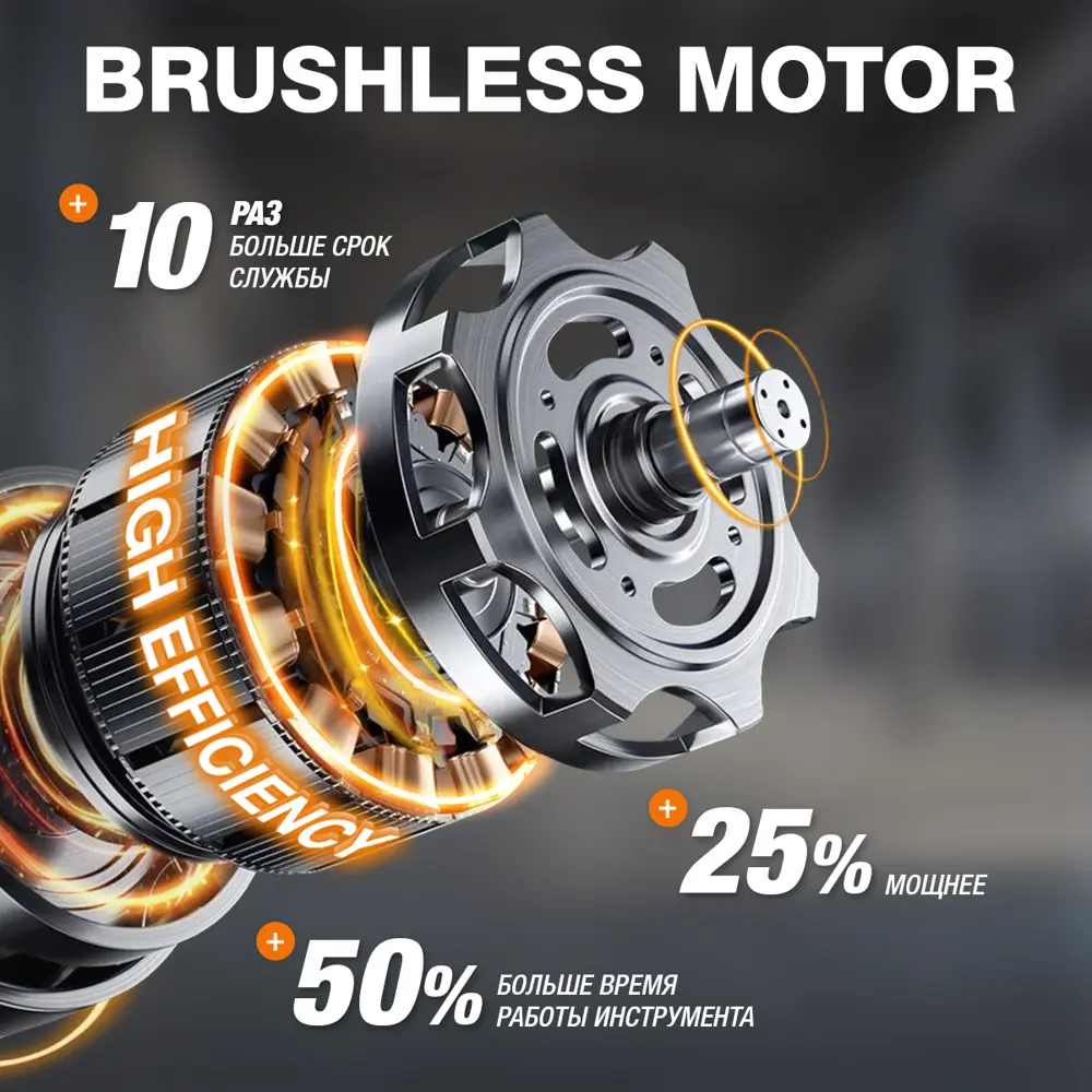 Фото 13 Винтоверт ударный аккумуляторный бесщеточный Daewoo DAX 3021Li Set, 21 В Li-Ion 2x2.5 Ач 250 Нм Фото 13 Винтоверт ударный аккумуляторный бесщеточный Daewoo DAX 3021Li Set, 21 В Li-Ion 2x2.5 Ач 250 Нм