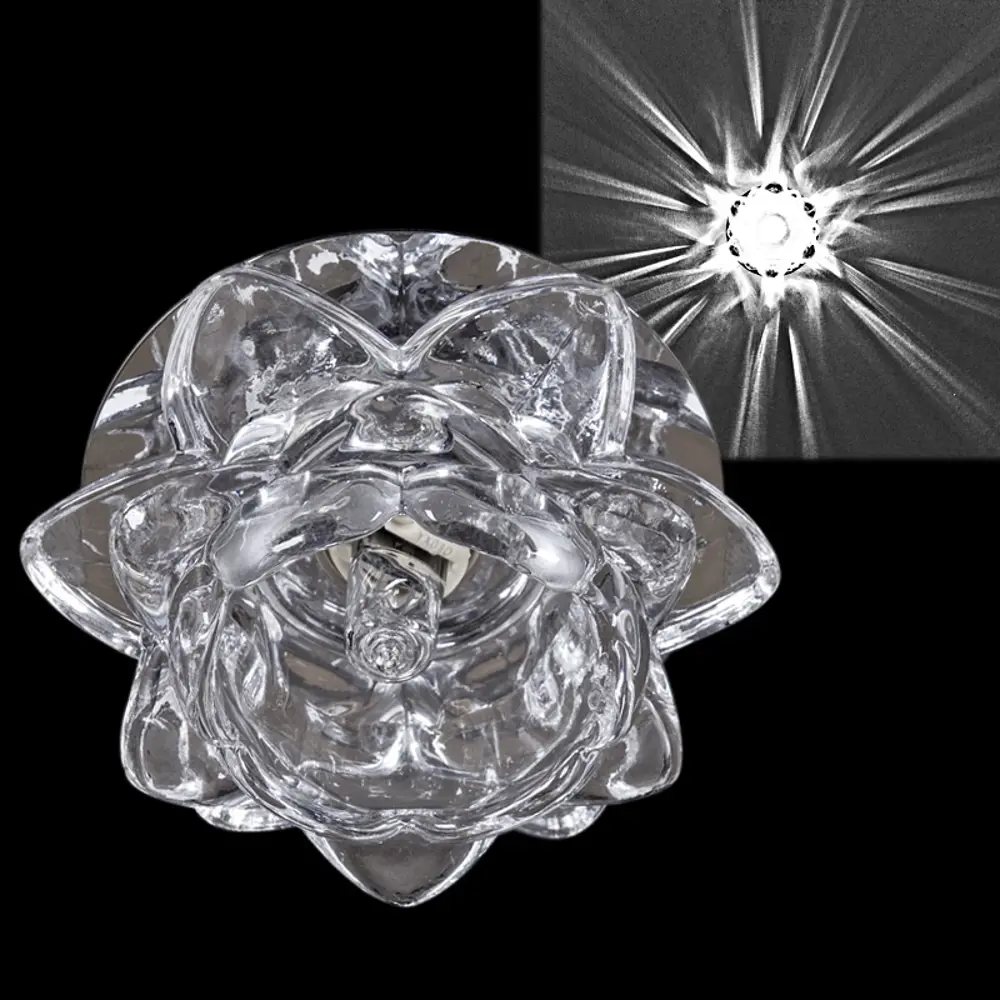 Фото Светильник точечный встраиваемый Reluce 07663-9.0-001h g9 cr cl под отверстие 55 мм G9 цвет хром/прозрачный Фото Светильник точечный встраиваемый Reluce 07663-9.0-001h g9 cr cl под отверстие 55 мм G9 цвет хром/прозрачный