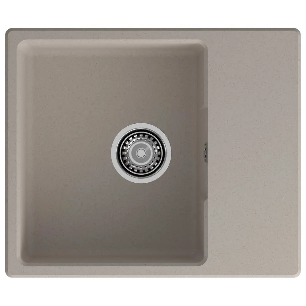 Фото Мойка для кухни Granfest 658L песочный 49x58 см глубина чаши 18 см искусственный камень цвет песочный Фото Мойка для кухни Granfest 658L песочный 49x58 см глубина чаши 18 см искусственный камень цвет песочный