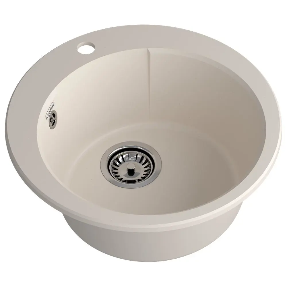 Фото 2 Мойка для кухни Granfest 49x49 см глубина чаши 18 см искусственный камень цвет белый Фото 2 Мойка для кухни Granfest 49x49 см глубина чаши 18 см искусственный камень цвет белый