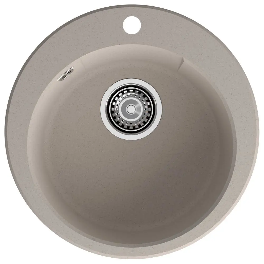 Фото Мойка для кухни Granfest 49x49 см глубина чаши 18 см искусственный камень цвет песочный Фото Мойка для кухни Granfest 49x49 см глубина чаши 18 см искусственный камень цвет песочный