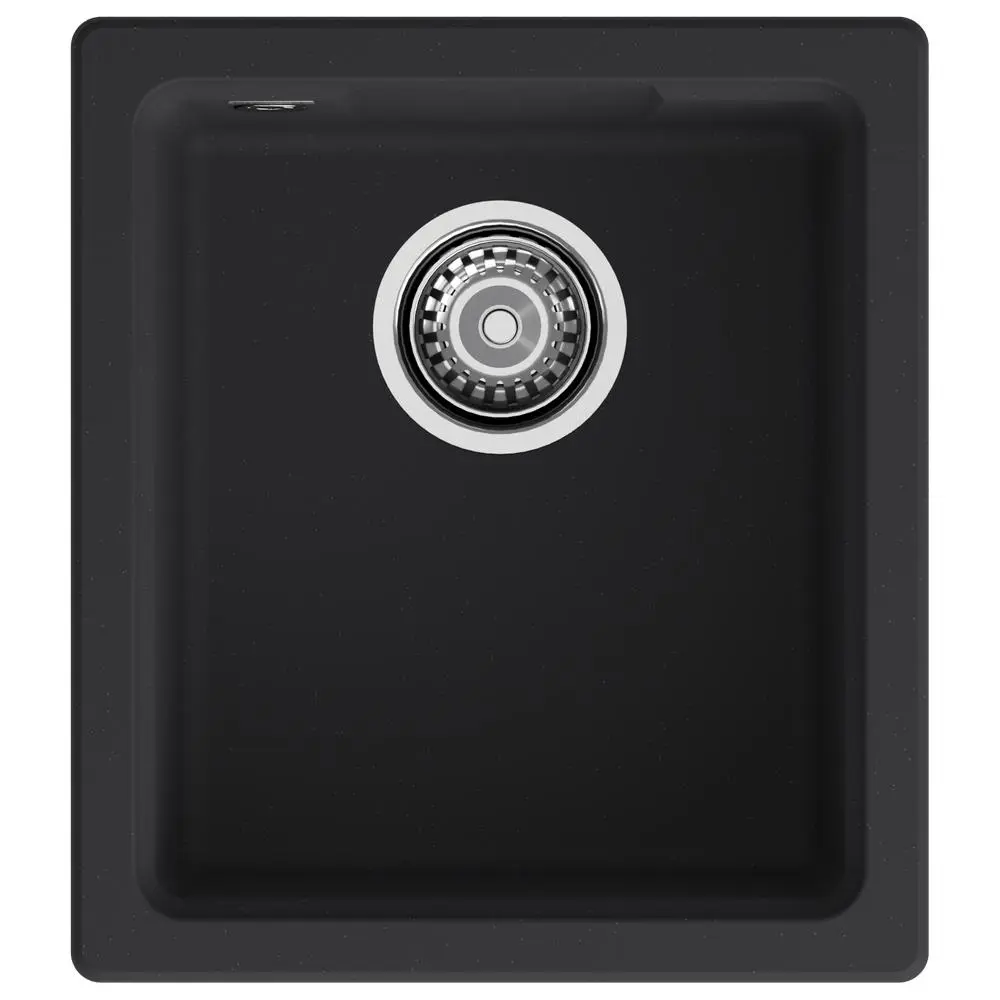 Фото Мойка для кухни Granfest 45x40 см глубина чаши 17 см искусственный камень цвет черный