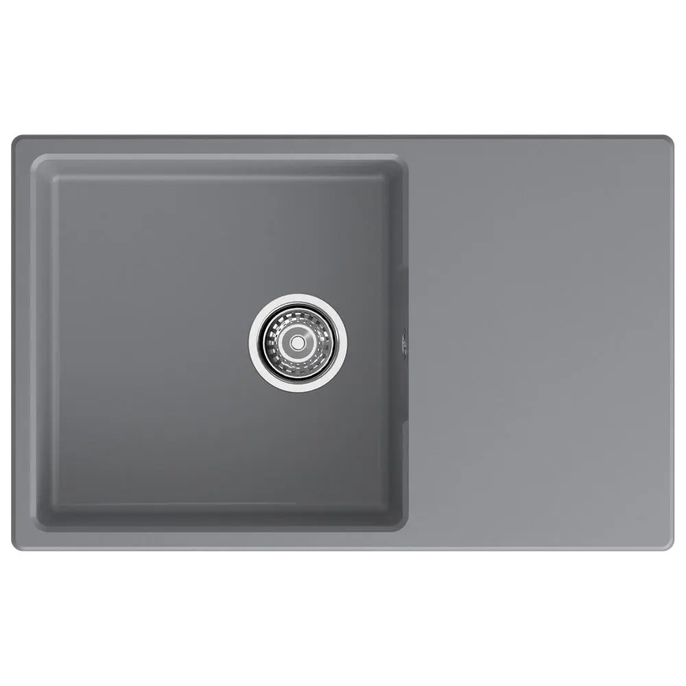 Фото Мойка для кухни Granfest 49x78 см глубина чаши 18 см искусственный камень цвет темно-серый Фото Мойка для кухни Granfest 49x78 см глубина чаши 18 см искусственный камень цвет темно-серый