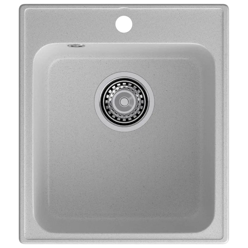 Фото Мойка для кухни Granfest 47.7x41.8 см глубина чаши 18 см искусственный камень цвет серый Фото Мойка для кухни Granfest 47.7x41.8 см глубина чаши 18 см искусственный камень цвет серый