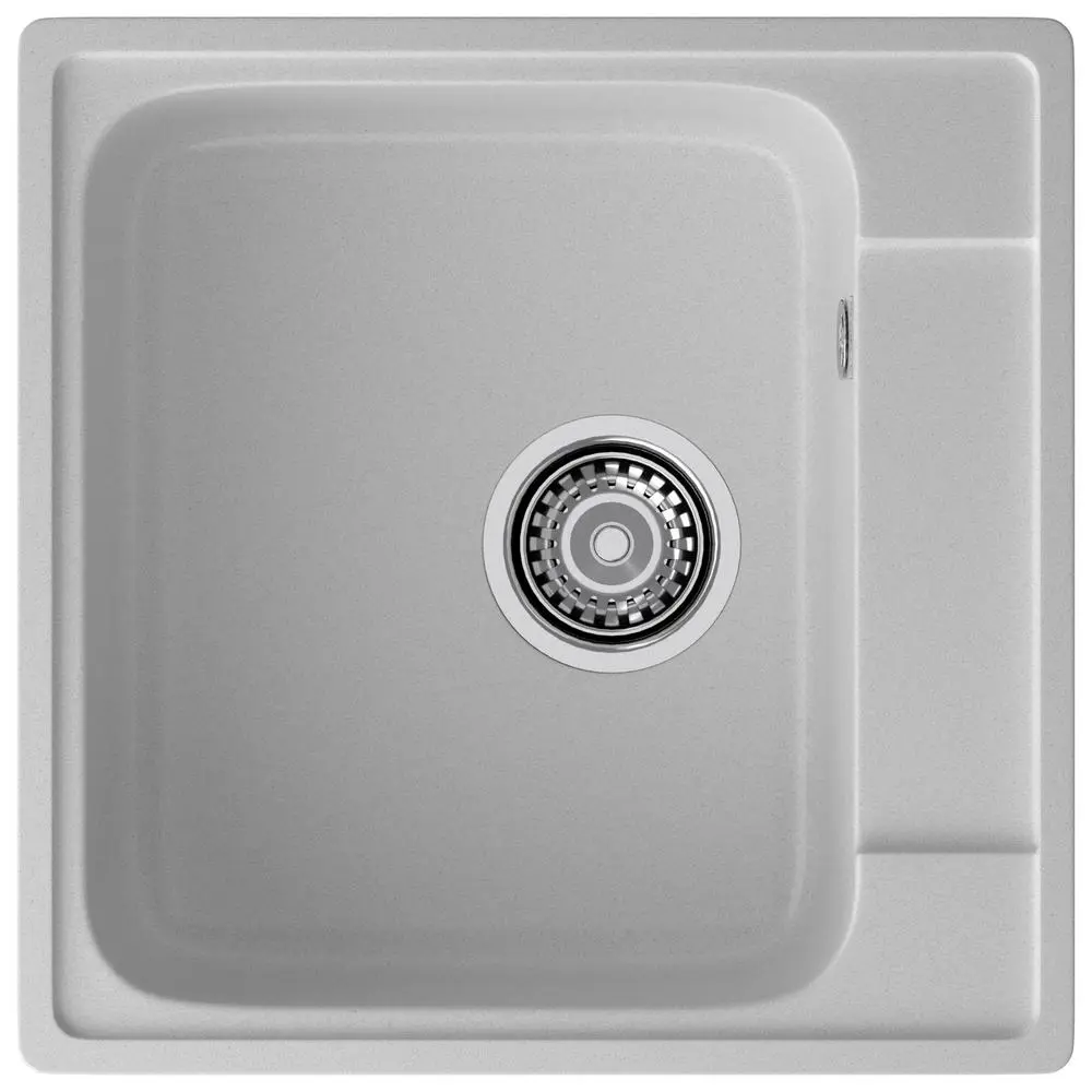 Фото Мойка для кухни Granfest 47.8x47.8 см глубина чаши 17.8 см искусственный камень цвет серый Фото Мойка для кухни Granfest 47.8x47.8 см глубина чаши 17.8 см искусственный камень цвет серый