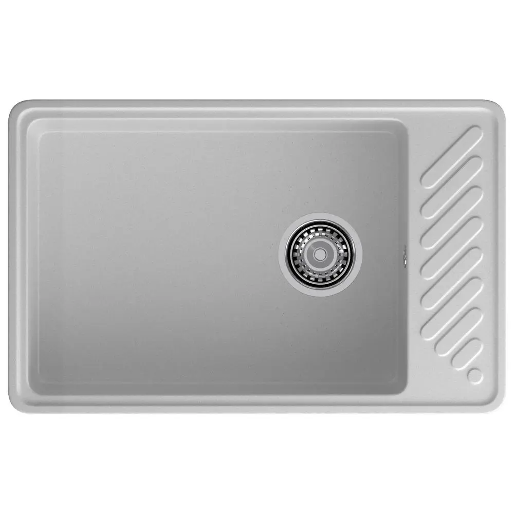 Фото Мойка для кухни Granfest 47.6x75.3 см глубина чаши 17.8 см искусственный камень цвет серый Фото Мойка для кухни Granfest 47.6x75.3 см глубина чаши 17.8 см искусственный камень цвет серый