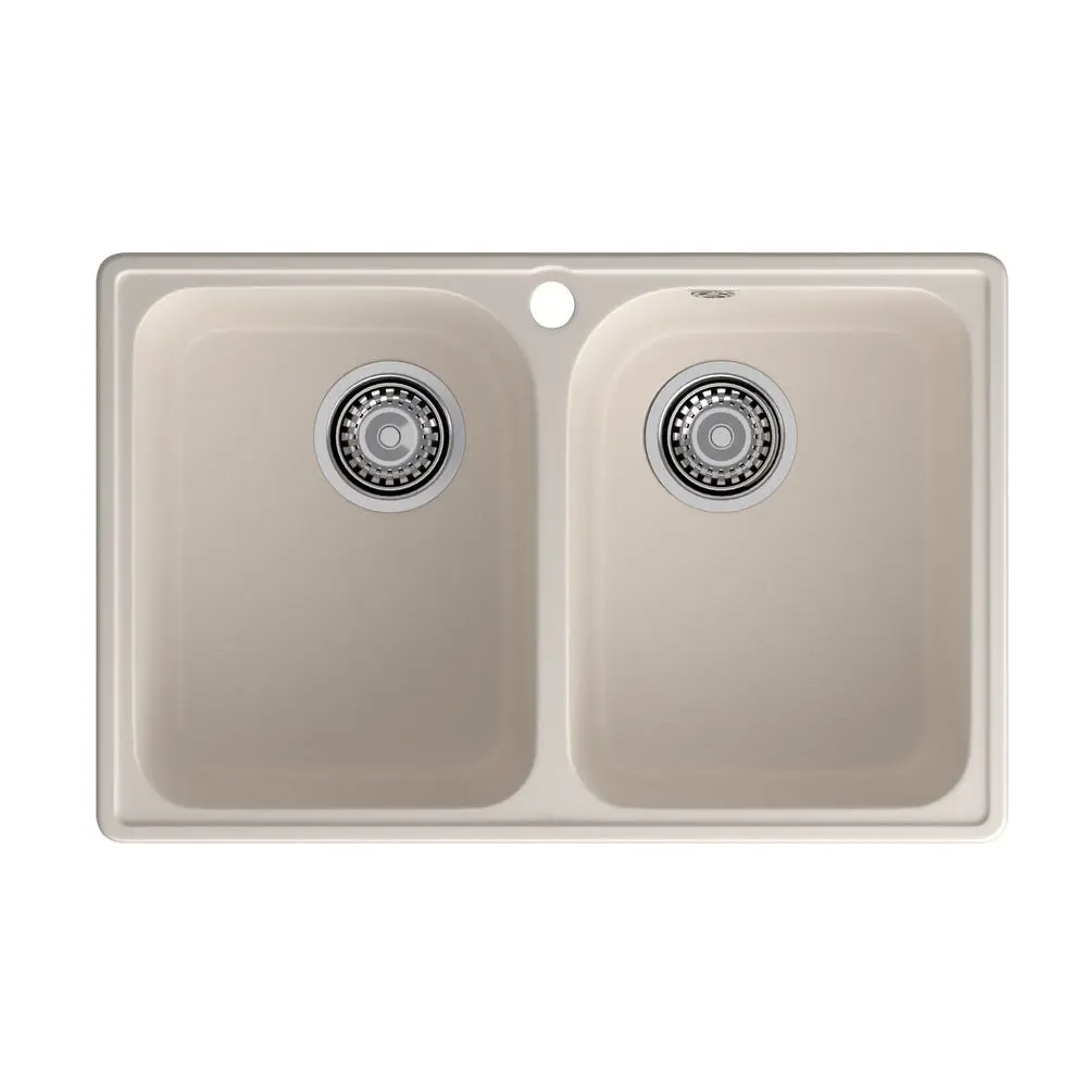 Фото Мойка для кухни Granfest 15 белый 47.8x73.7 см глубина чаши 18 см искусственный камень цвет белый