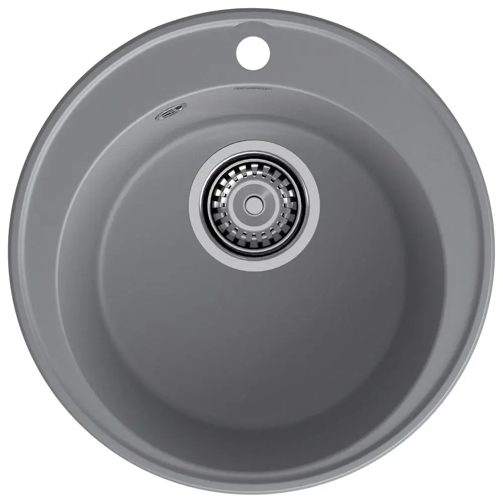 Фото Мойка для кухни Granfest 47.9x47.9 см глубина чаши 18 см искусственный камень цвет темно-серый