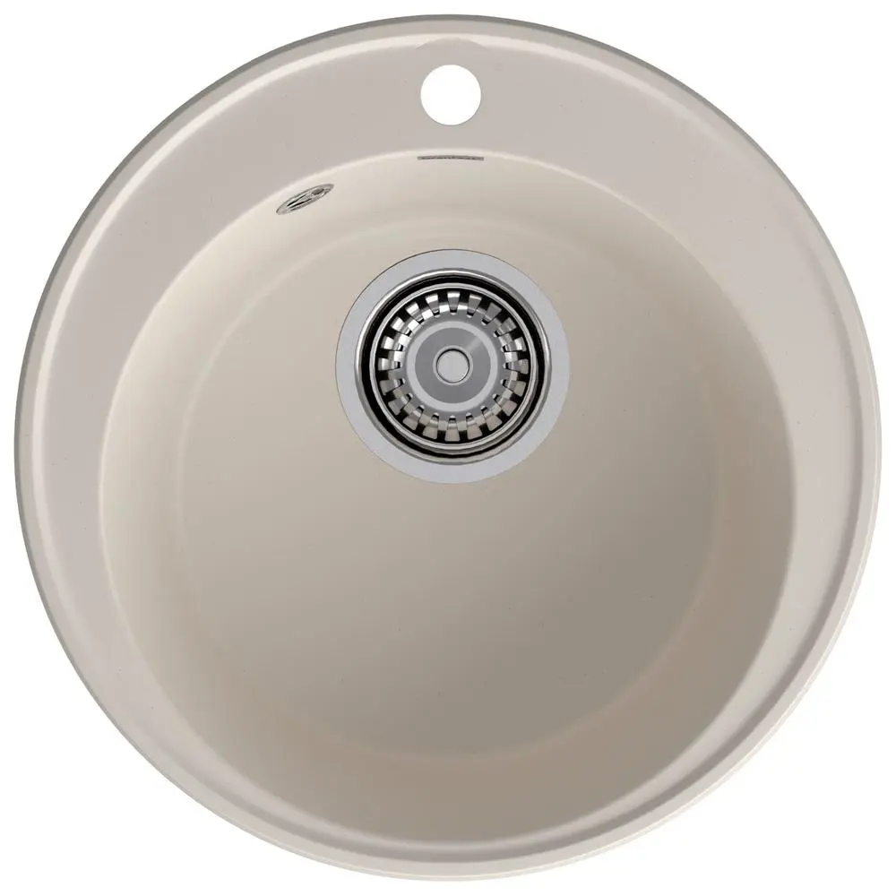 Фото Мойка для кухни Granfest 47.9x47.9 см глубина чаши 18 см искусственный камень цвет белый