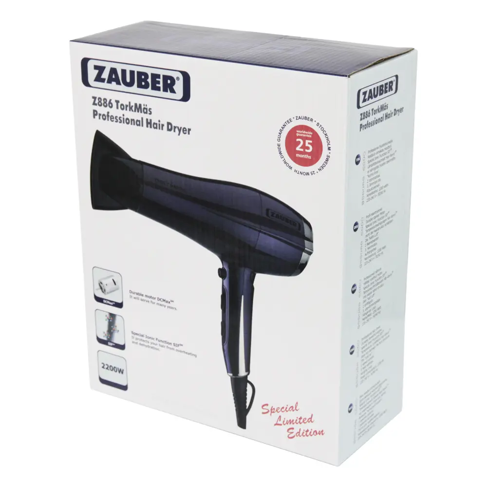 Фото 7 Фен электрический Zauber Z886 Фото 7 Фен электрический Zauber Z886