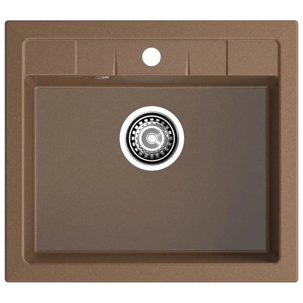 Фото Мойка для кухни Granfest 50x56 см глубина чаши 19 см искусственный камень цвет терракотовый Фото Мойка для кухни Granfest 50x56 см глубина чаши 19 см искусственный камень цвет терракотовый