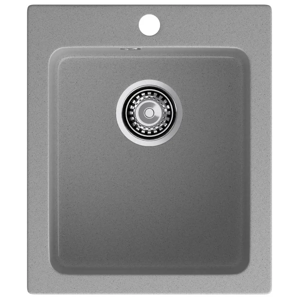 Фото Мойка для кухни Granfest 50.5x42.7 см глубина чаши 20 см искусственный камень цвет серый