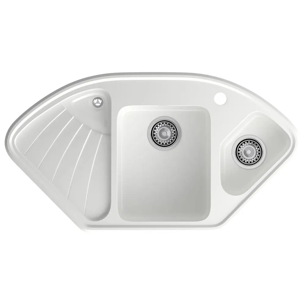 Фото Мойка для кухни Granfest 56x103.9 см глубина чаши 18.5 см искусственный камень цвет белый Фото Мойка для кухни Granfest 56x103.9 см глубина чаши 18.5 см искусственный камень цвет белый