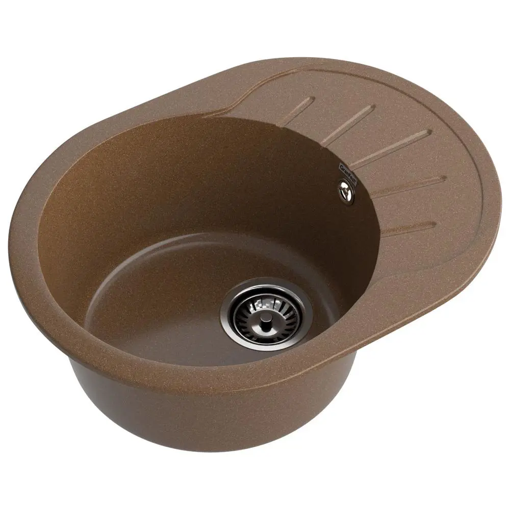 Фото 2 Мойка для кухни Granfest 44.5x57.9 см глубина чаши 20 см искусственный камень цвет терракотовый Фото 2 Мойка для кухни Granfest 44.5x57.9 см глубина чаши 20 см искусственный камень цвет терракотовый