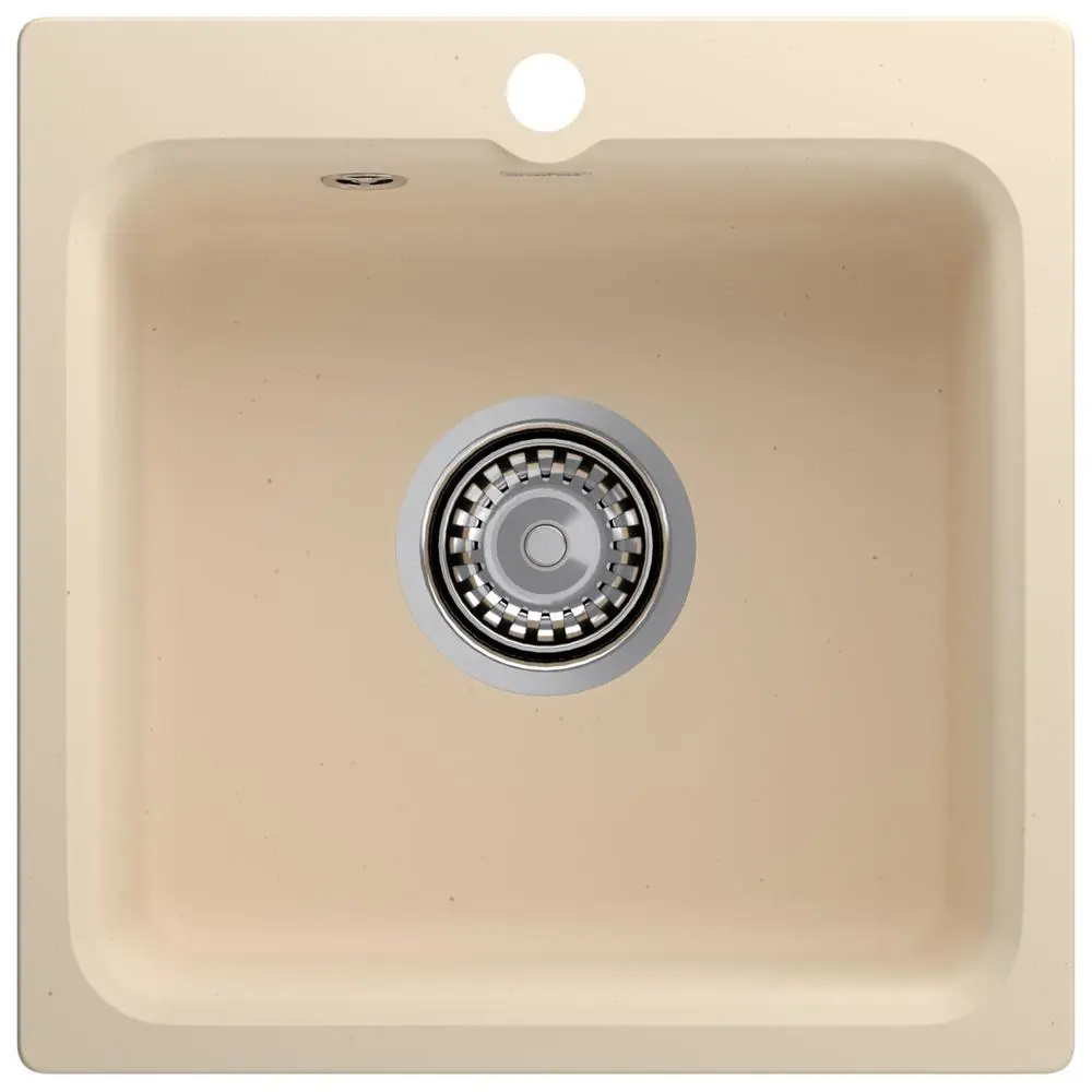 Фото Мойка для кухни Granfest 43x43 см глубина чаши 16 см искусственный камень цвет бежевый Фото Мойка для кухни Granfest 43x43 см глубина чаши 16 см искусственный камень цвет бежевый