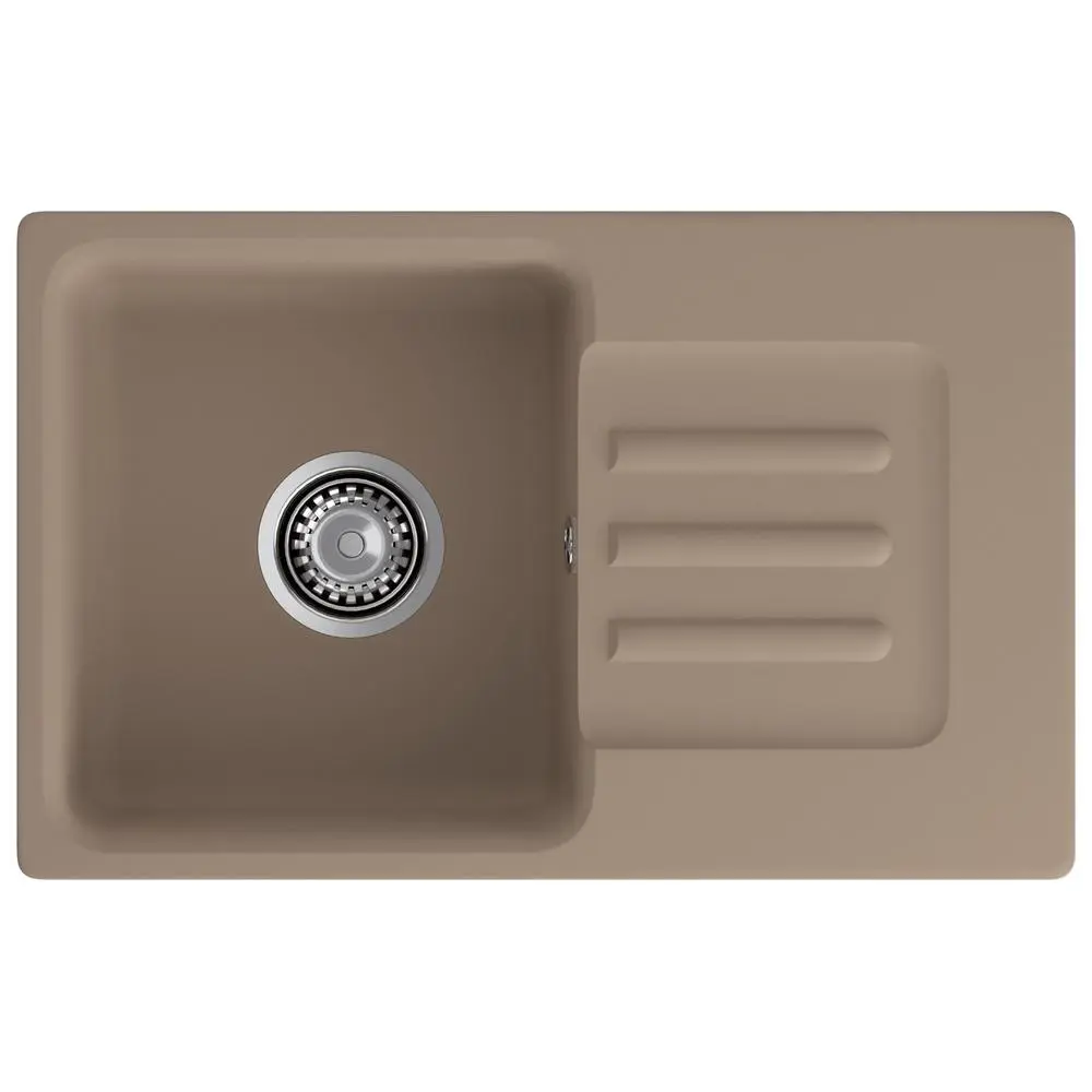 Фото Мойка для кухни Granfest 680 L песочный 43.3x68.1 см глубина чаши 16 см искусственный камень цвет песочный