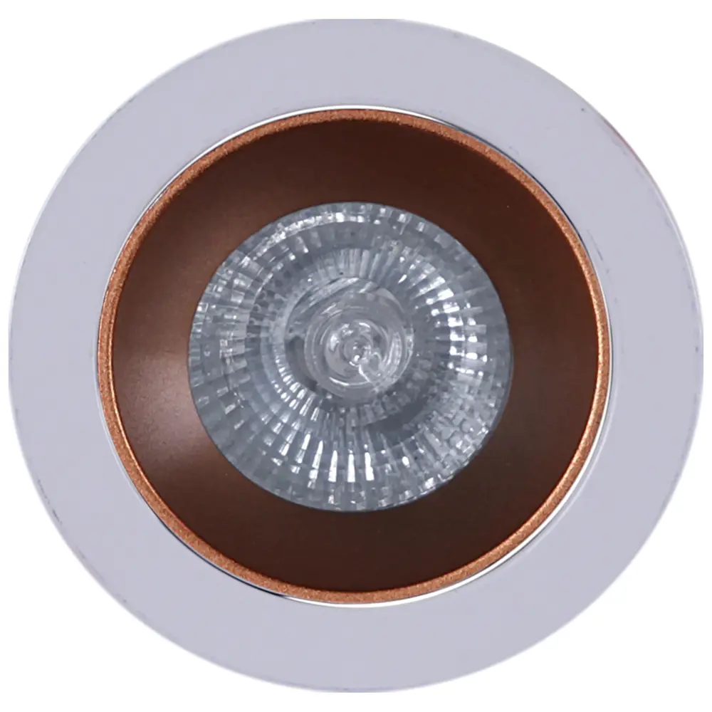 Фото 6 Светильник точечный встраиваемый Reluce 16085-9.0-001pt mr16 wt+rose gd 2.917 м² под отверстие цвет белый