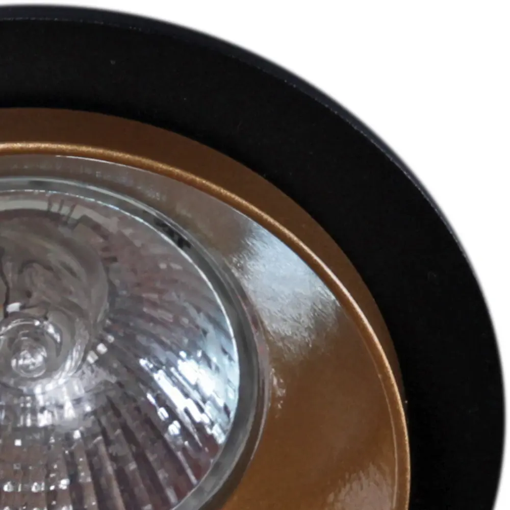 Фото 6 Светильник точечный встраиваемый Reluce 51611-9.0-001mn mr16 bk+gd под отверстие 65 мм GU5.3 цвет золото/черный Фото 6 Светильник точечный встраиваемый Reluce 51611-9.0-001mn mr16 bk+gd под отверстие 65 мм GU5.3 цвет золото/черный