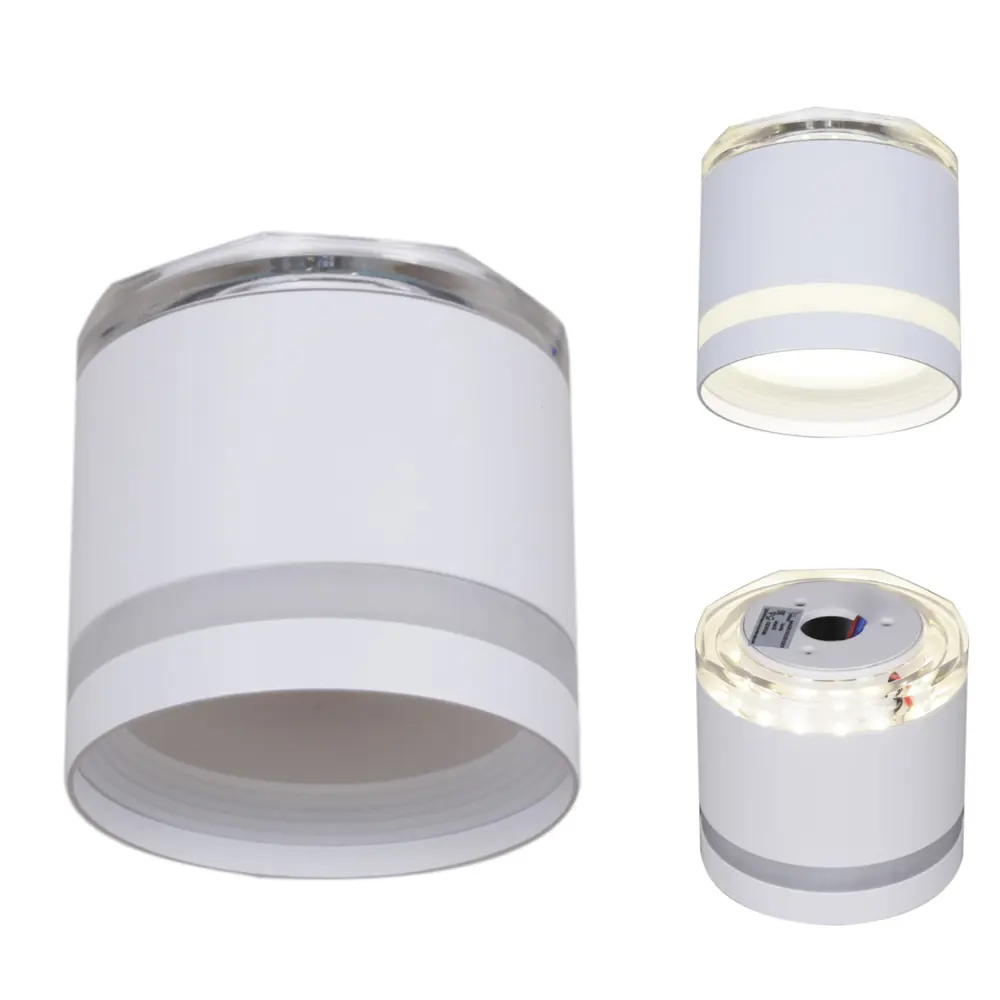 Фото Светильник точечный накладной Reluce 53001 GX53/Встроенные светодиоды цвет белый Фото Светильник точечный накладной Reluce 53001 GX53/Встроенные светодиоды цвет белый