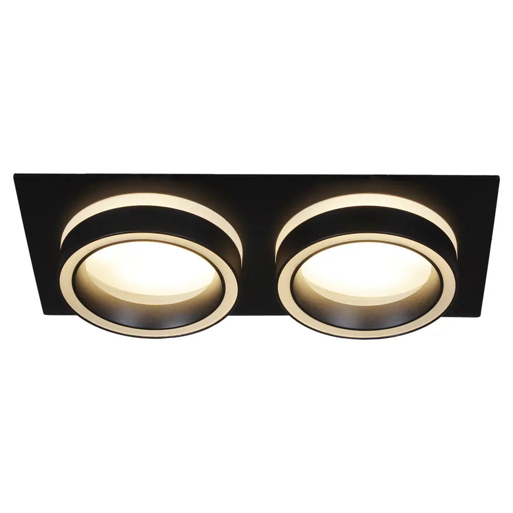 Фото 4 Светильник точечный встраиваемый Reluce 53003-9.0-002ld gx53 bk под отверстие 90 мм GX53 цвет белый/черный