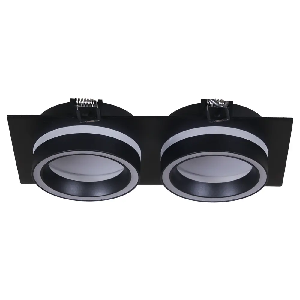 Фото 6 Светильник точечный встраиваемый Reluce 53003-9.0-002ld gx53 bk под отверстие 90 мм GX53 цвет белый/черный