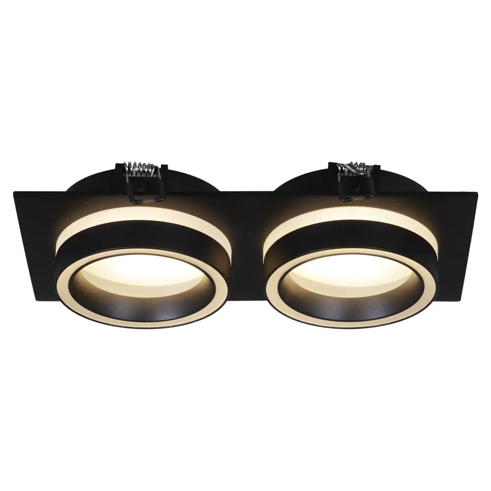 Фото 5 Светильник точечный встраиваемый Reluce 53003-9.0-002ld gx53 bk под отверстие 90 мм GX53 цвет белый/черный