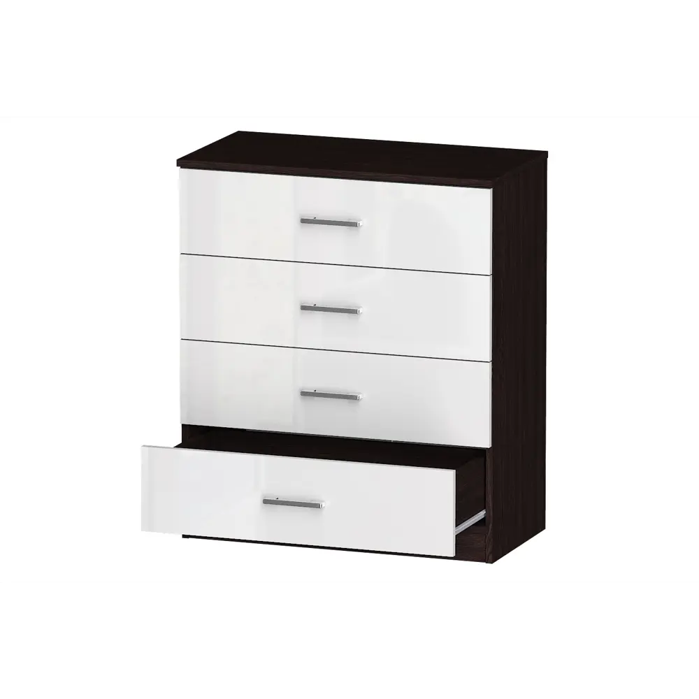 Фото 4 Комод Furnistyle 10719 4 ящика 80x40x90 см ЛДСП цвет разноцветный