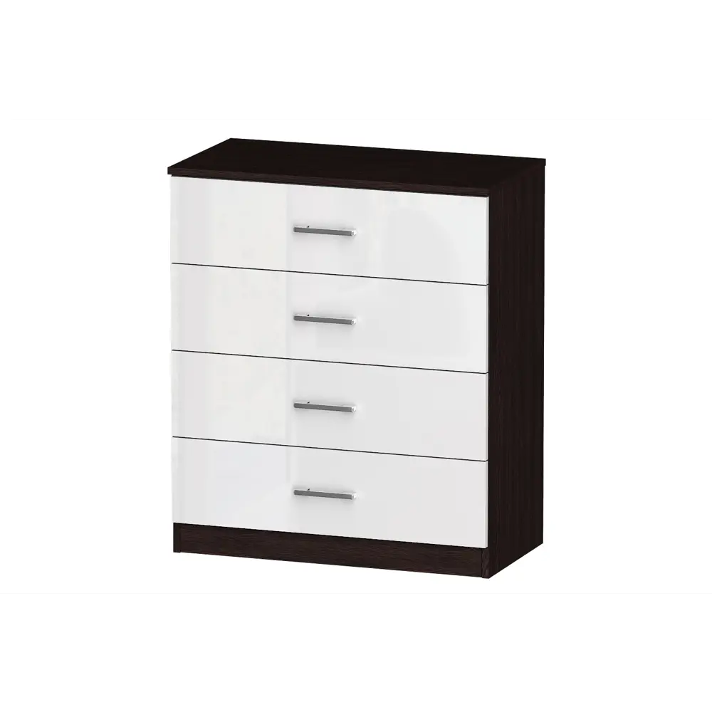 Фото 3 Комод Furnistyle 10719 4 ящика 80x40x90 см ЛДСП цвет разноцветный