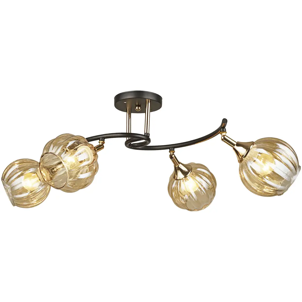 Фото 8 Люстра потолочная Reluce Нет 04236-0.3-04 bk+fgd 4 лампа 12 м² цвет черный Фото 8 Люстра потолочная Reluce Нет 04236-0.3-04 bk+fgd 4 лампа 12 м² цвет черный