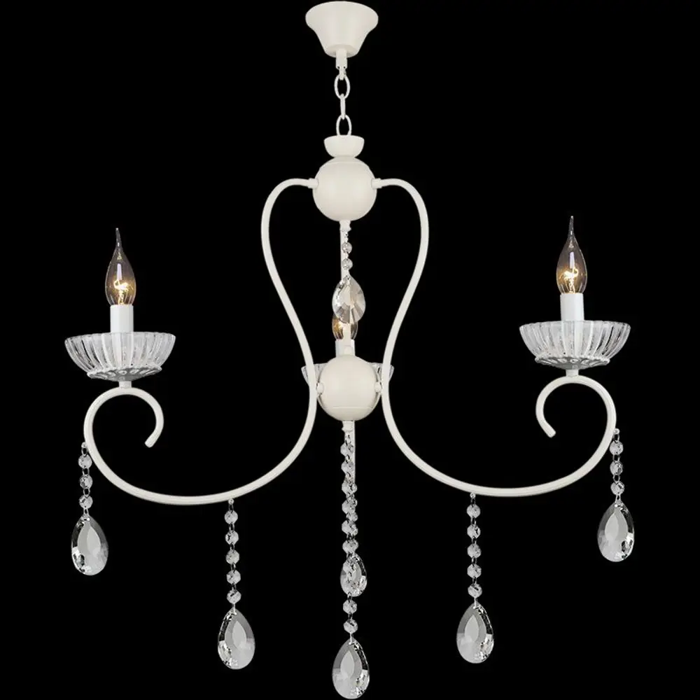 Фото Люстра подвесная ReLuce 04461-0.4-03 3 лампы 6 м² цвет белый Фото Люстра подвесная ReLuce 04461-0.4-03 3 лампы 6 м² цвет белый