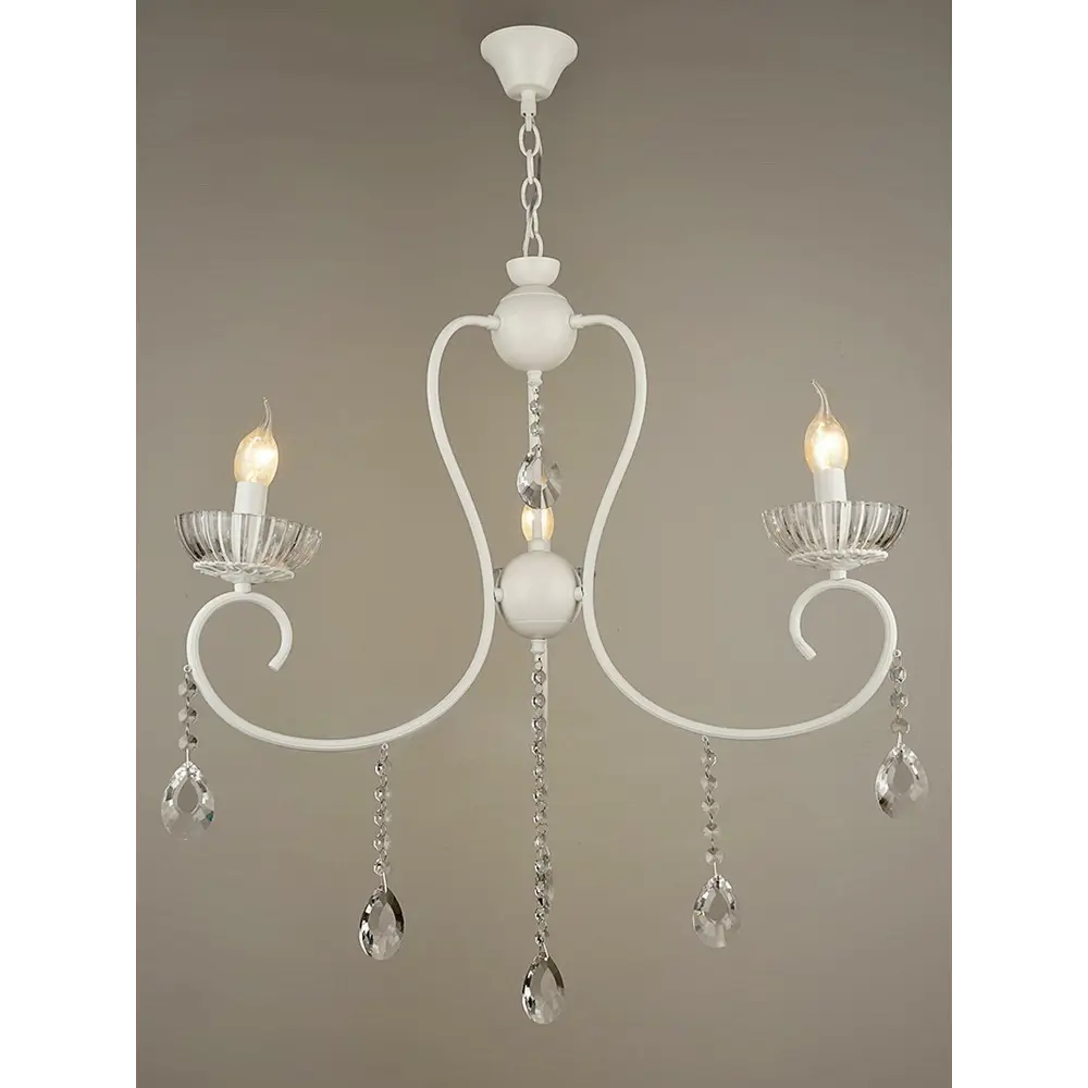 Фото 5 Люстра подвесная ReLuce 04461-0.4-03 3 лампы 6 м² цвет белый Фото 5 Люстра подвесная ReLuce 04461-0.4-03 3 лампы 6 м² цвет белый