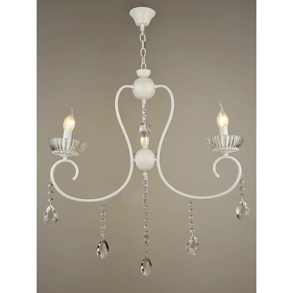 Фото 2 Люстра подвесная ReLuce 04461-0.4-03 3 лампы 6 м² цвет белый Фото 2 Люстра подвесная ReLuce 04461-0.4-03 3 лампы 6 м² цвет белый