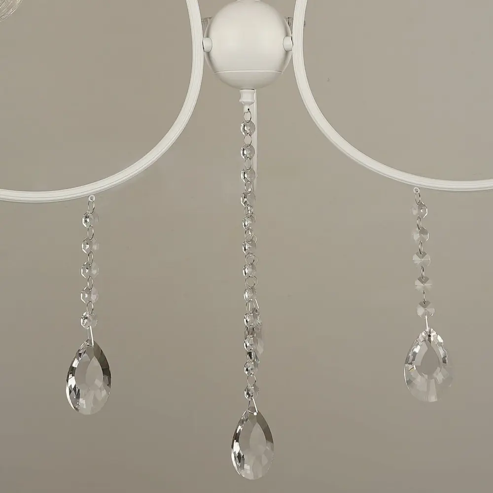 Фото 6 Люстра подвесная ReLuce 04461-0.4-03 3 лампы 6 м² цвет белый Фото 6 Люстра подвесная ReLuce 04461-0.4-03 3 лампы 6 м² цвет белый