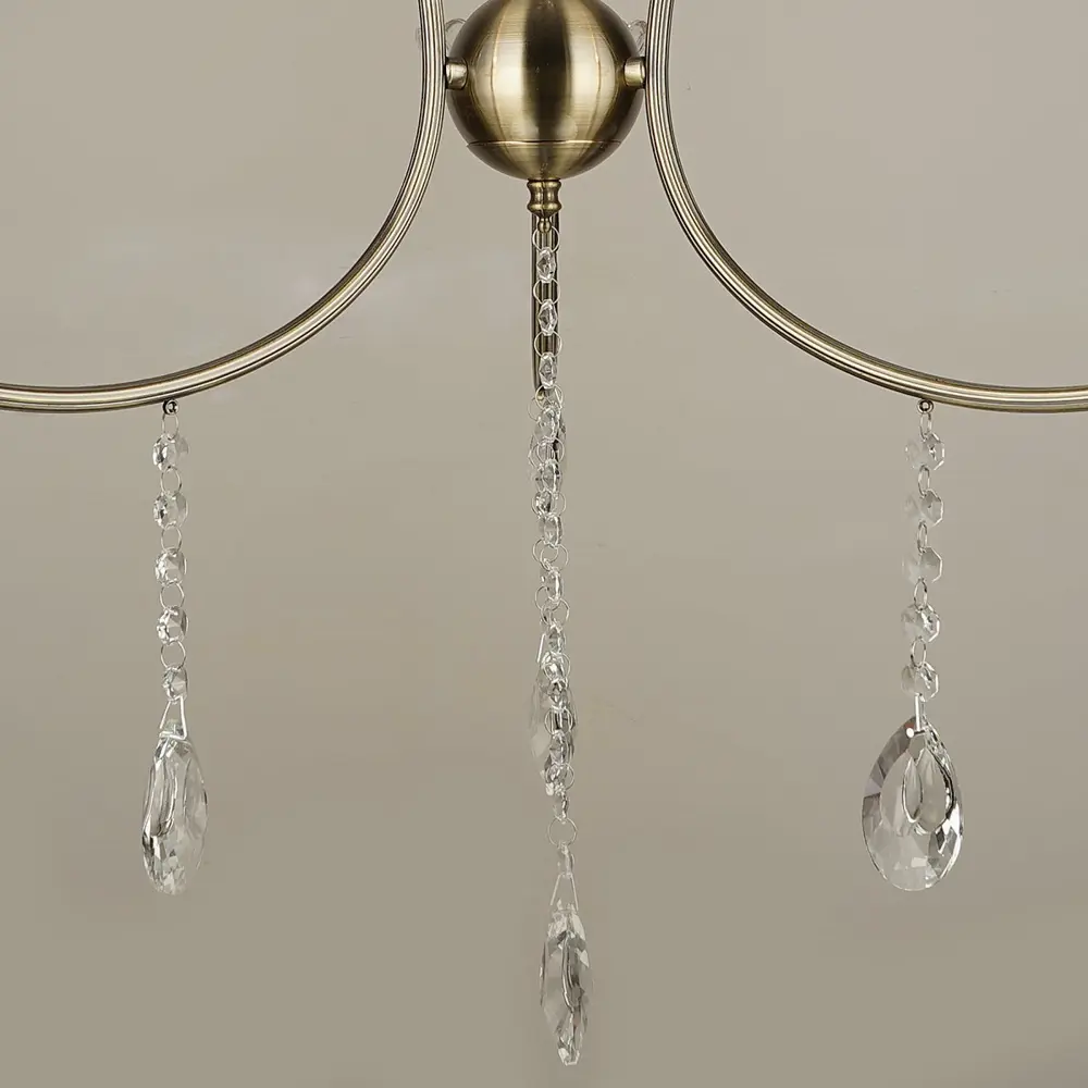 Фото 9 Люстра подвесная ReLuce 04462-0.4-03 3 лампы 6 м² цвет бронза