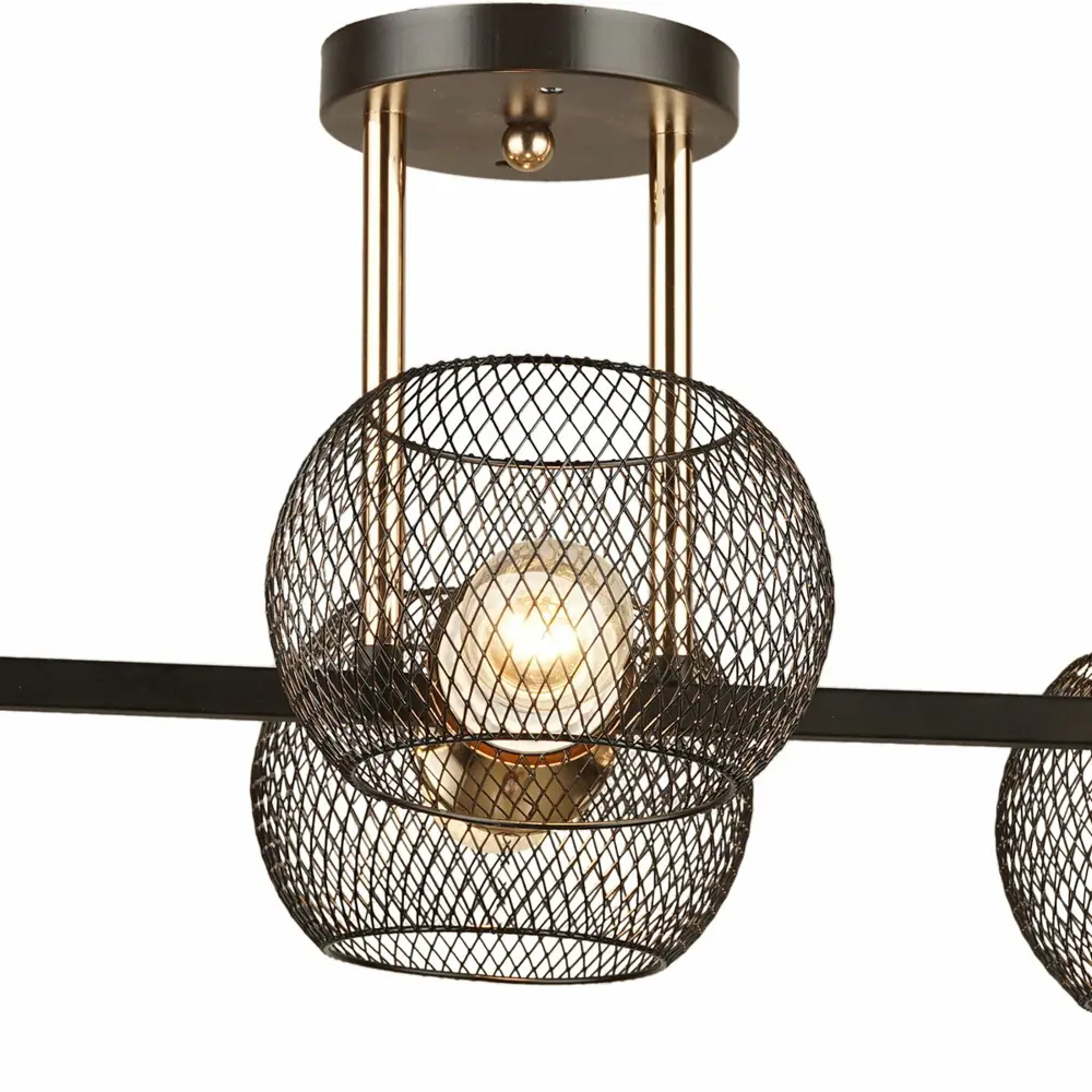 Фото 8 Люстра потолочная ReLuce 04537-0.3-06 6 ламп 18 м² цвет черный Фото 8 Люстра потолочная ReLuce 04537-0.3-06 6 ламп 18 м² цвет черный