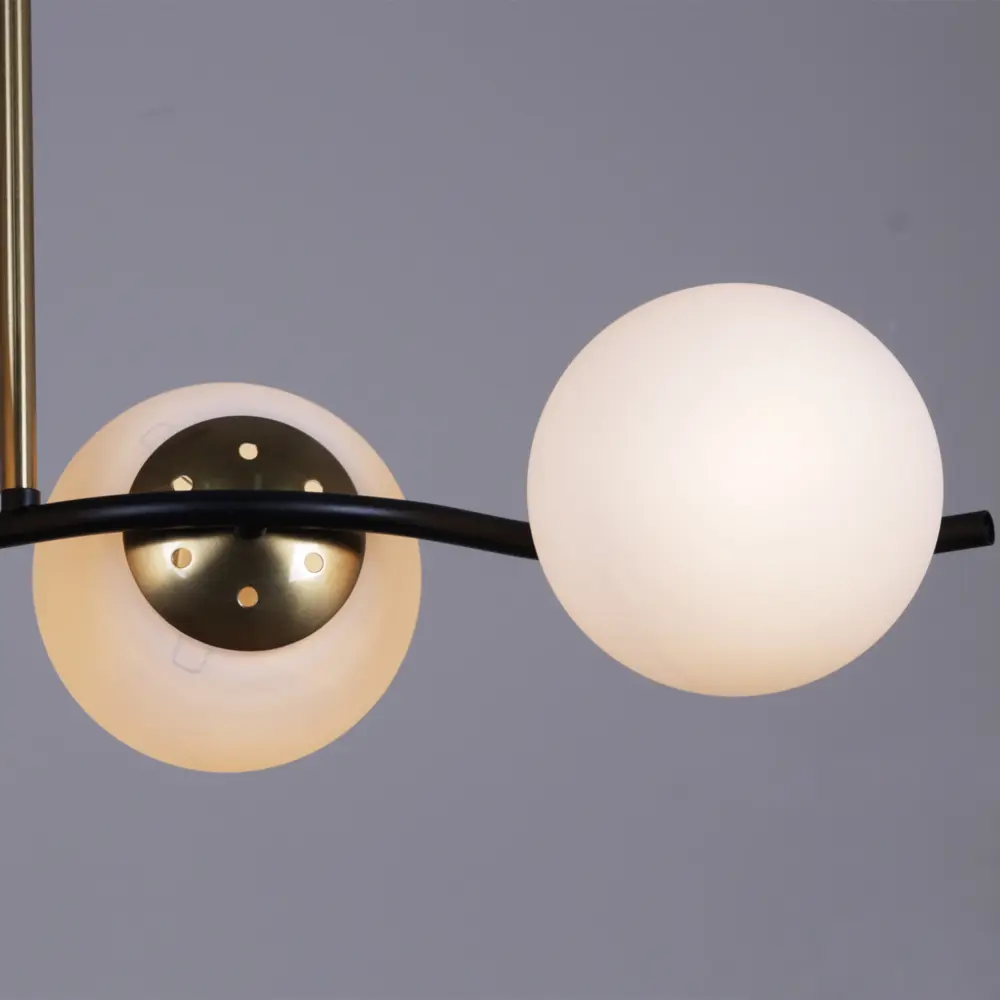 Фото 3 Люстра потолочная Reluce 36364 36364-0.3-06 bk+cop 6 ламп 15 м² цвет белый/золото/черный Фото 3 Люстра потолочная Reluce 36364 36364-0.3-06 bk+cop 6 ламп 15 м² цвет белый/золото/черный