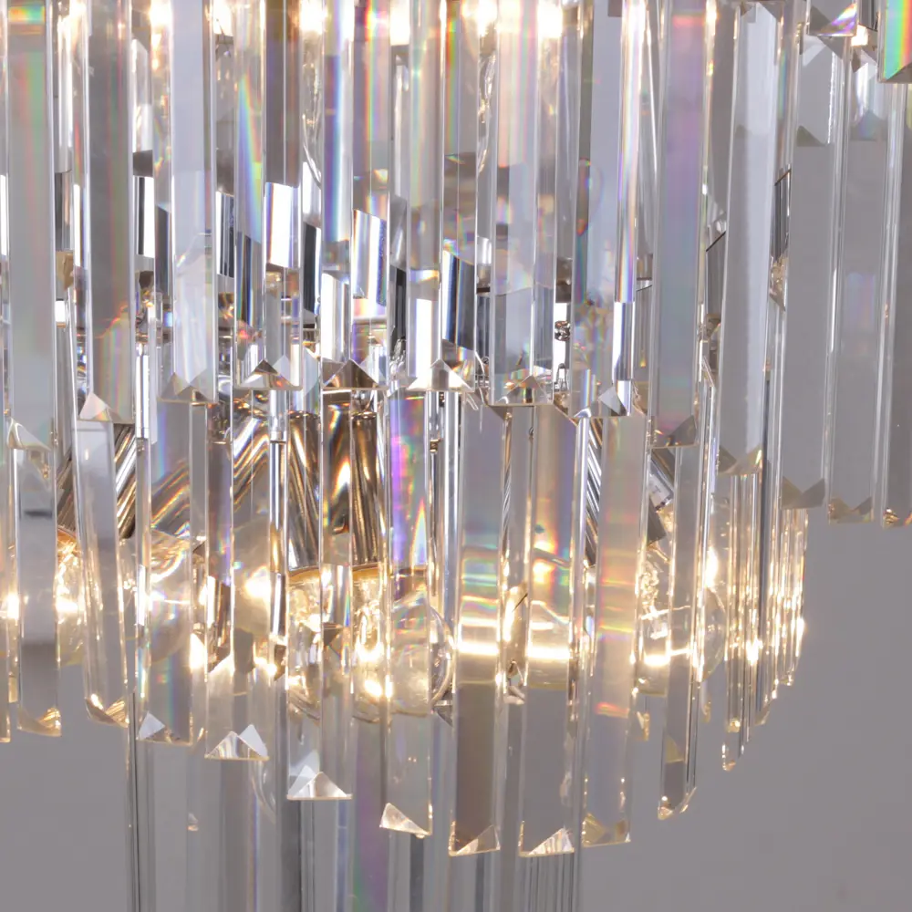 Фото 3 Люстра подвесная Reluce 78214 78214-0.4-600 cr 20 ламп 32 м² цвет хром/прозрачный Фото 3 Люстра подвесная Reluce 78214 78214-0.4-600 cr 20 ламп 32 м² цвет хром/прозрачный