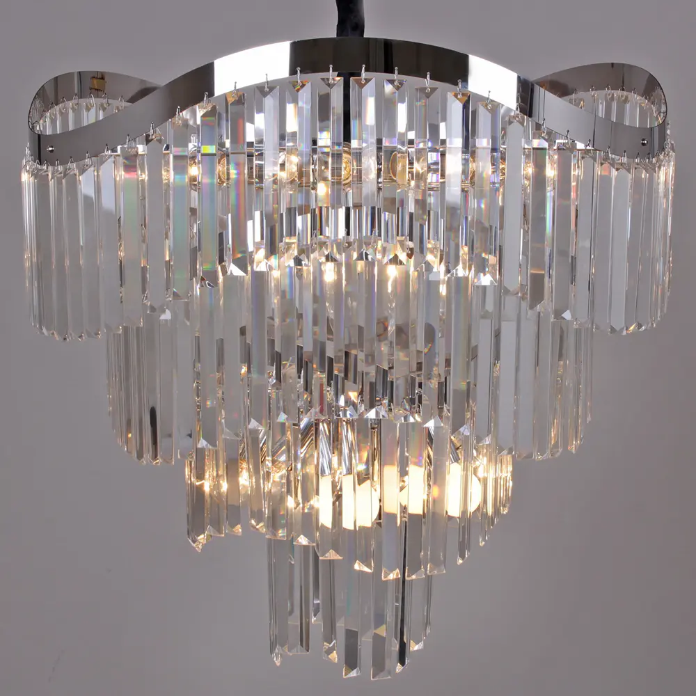 Фото 6 Люстра подвесная Reluce 78214 78214-0.4-600 cr 20 ламп 32 м² цвет хром/прозрачный Фото 6 Люстра подвесная Reluce 78214 78214-0.4-600 cr 20 ламп 32 м² цвет хром/прозрачный