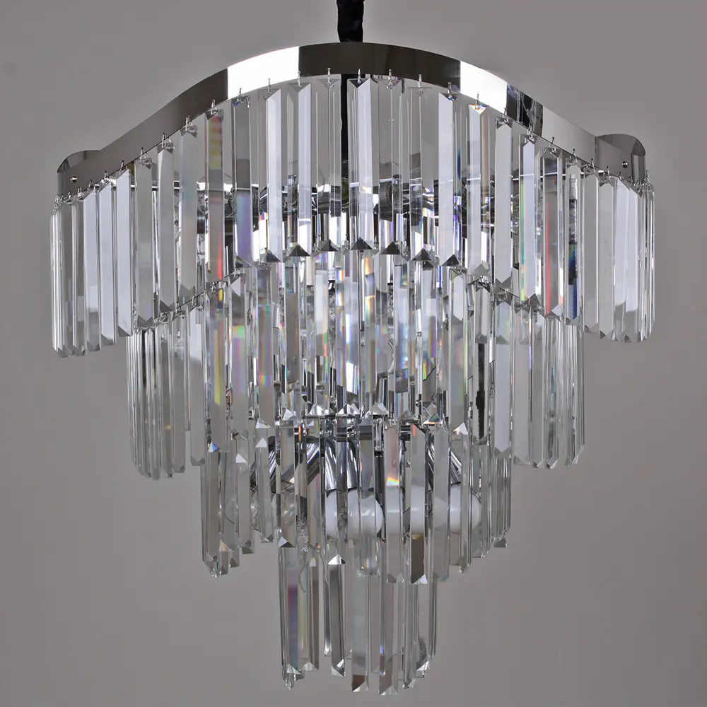 Фото 2 Люстра подвесная Reluce 78214 78214-0.4-600 cr 20 ламп 32 м² цвет хром/прозрачный Фото 2 Люстра подвесная Reluce 78214 78214-0.4-600 cr 20 ламп 32 м² цвет хром/прозрачный