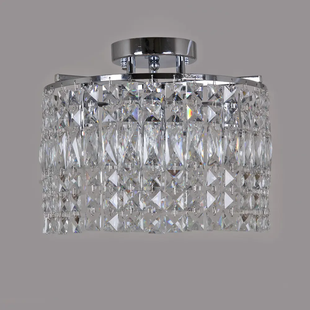 Фото Люстра потолочная Reluce 90288 90288-0.3-04 cr 4 лампы 7 м² цвет хром/прозрачный Фото Люстра потолочная Reluce 90288 90288-0.3-04 cr 4 лампы 7 м² цвет хром/прозрачный