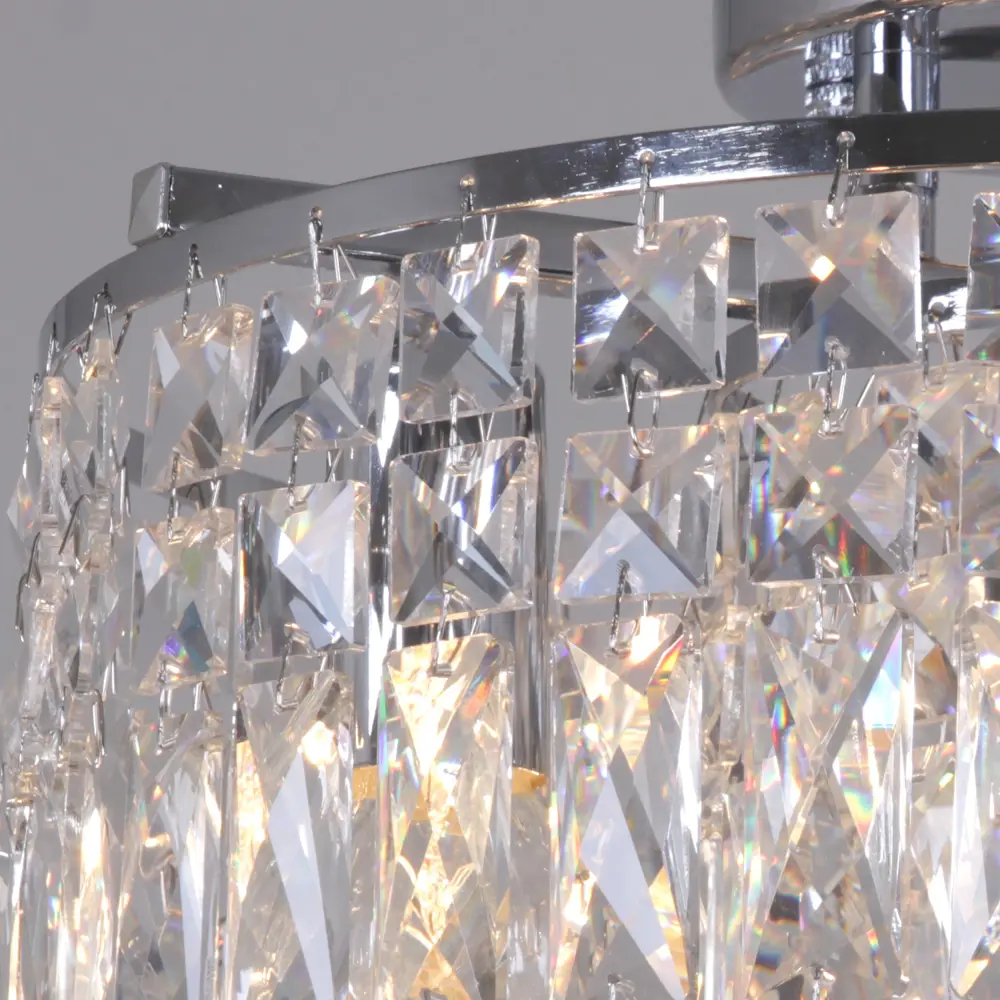 Фото 3 Люстра потолочная Reluce 90288 90288-0.3-04 cr 4 лампы 7 м² цвет хром/прозрачный Фото 3 Люстра потолочная Reluce 90288 90288-0.3-04 cr 4 лампы 7 м² цвет хром/прозрачный