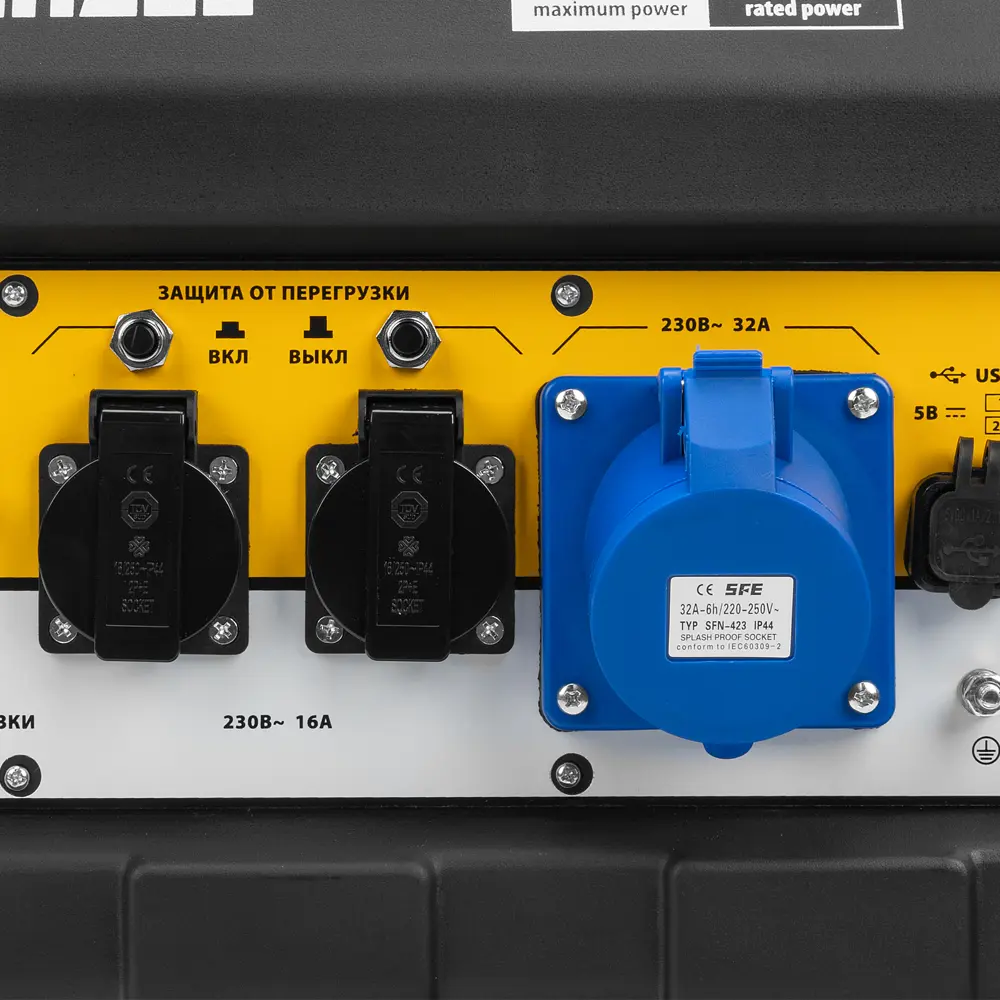 Фото 17 Генератор бензиновый Denzel PS80EA, 8 кВт