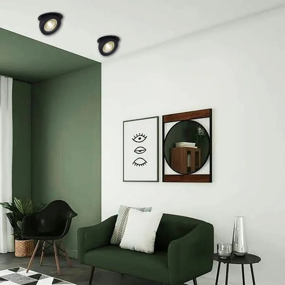 Фото 4 Светильник точечный встраиваемый светодиодный Reluce 84053-9.0-001qr cob8w bk 1 м² цвет черный Фото 4 Светильник точечный встраиваемый светодиодный Reluce 84053-9.0-001qr cob8w bk 1 м² цвет черный