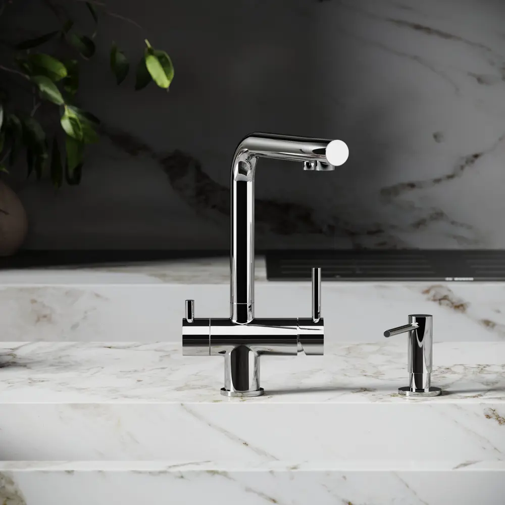 Фото 4 Смеситель для кухни Sancos SC4014СH поворотный излив 27.3 см цвет хром Фото 4 Смеситель для кухни Sancos SC4014СH поворотный излив 27.3 см цвет хром